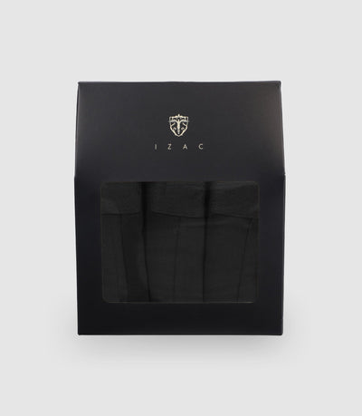 Pack de 3 boxers noir - IZAC