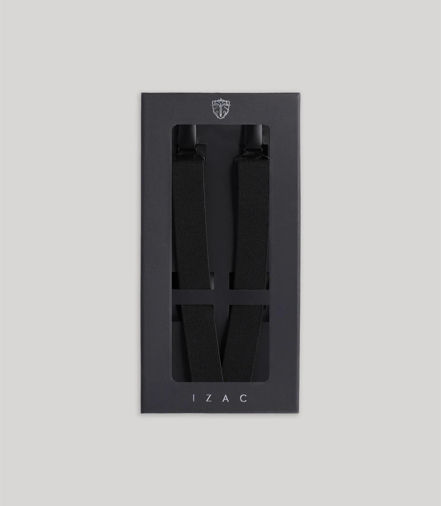 Paire de bretelles noires - IZAC