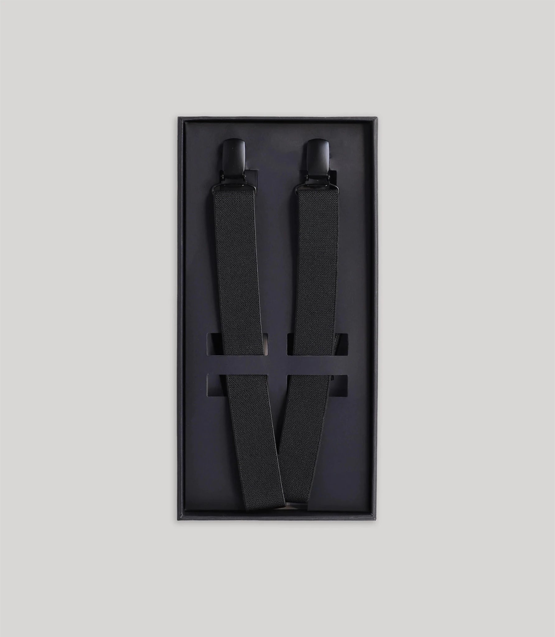 Paire de bretelles noires - IZAC