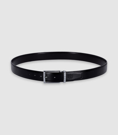 Ceinture avec sangle réversible noire et marron - IZAC