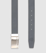 Reversible and adjustable gray and black belt