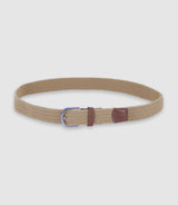 Ceinture tressée beige - IZAC