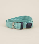 Green braided belt