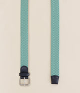 Green braided belt