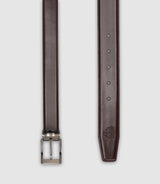 Ceinture réversible 35mm ajustable marron et noire CLASSY IZAC