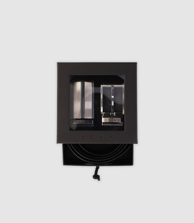 Coffret ceinture avec ardillon noire - IZAC