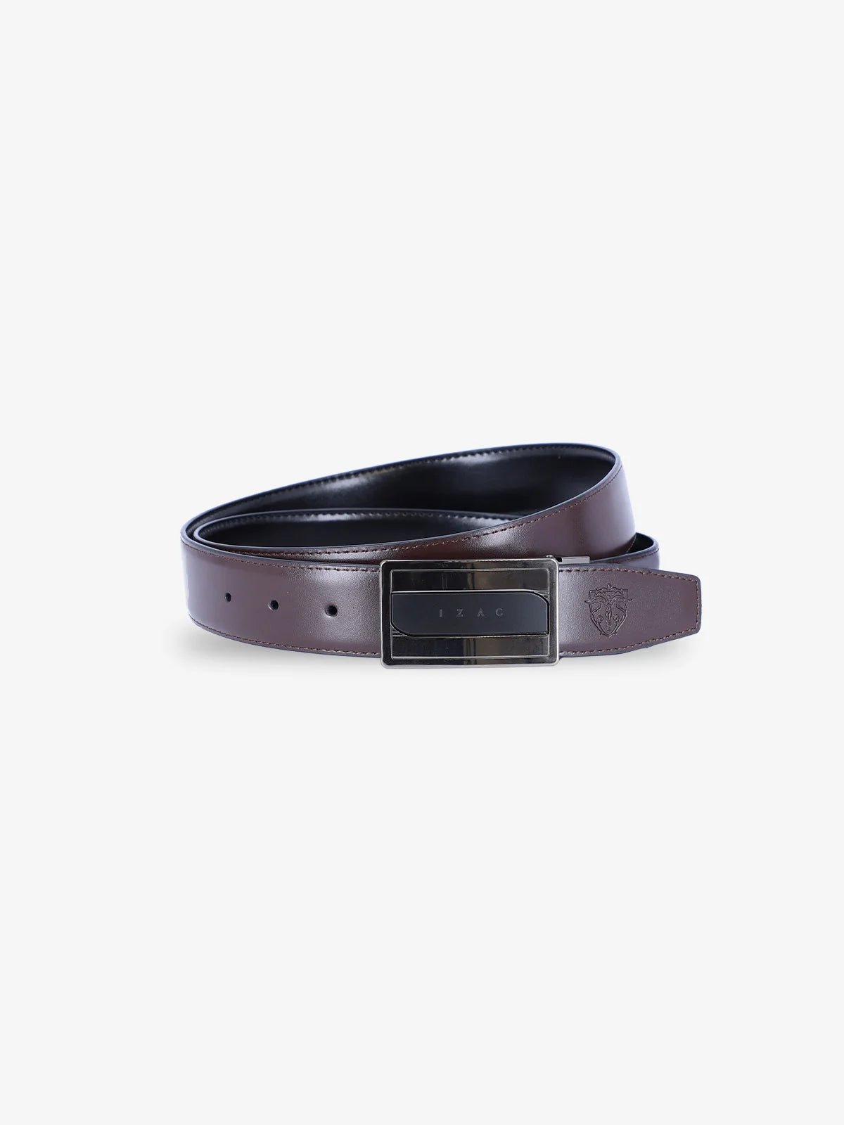 Ceinture réversible noire - IZAC