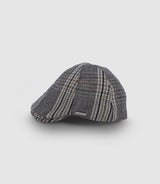 Beige checkered cap