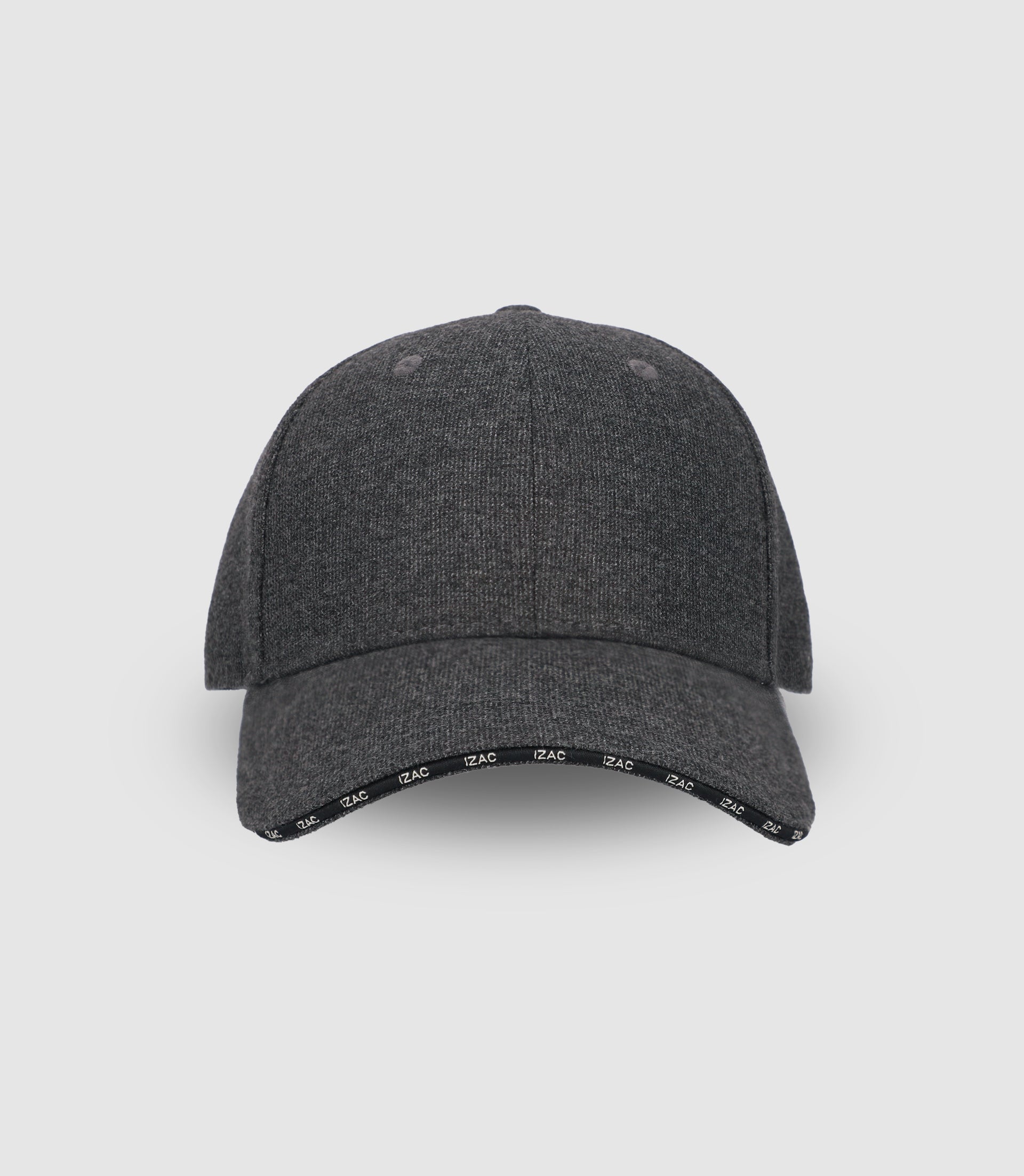 Casquette en tissu armuré anthracite