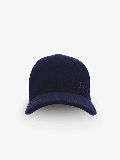 Casquette en laine marine - IZAC