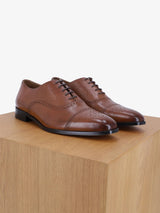 Chaussures derby en cuir marron - IZAC