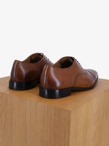 Chaussures derby en cuir marron - IZAC