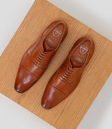 Chaussures richelieu en cuir marron - IZAC
