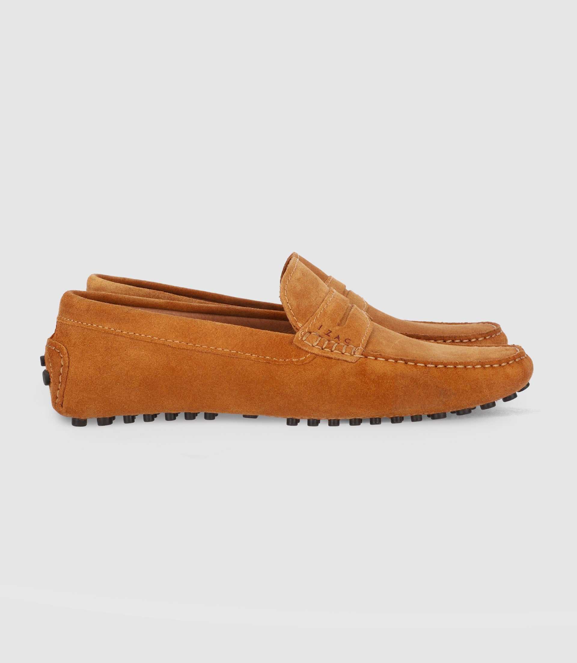 Mocassin en croute velours CAMEL