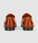 Richelieu shoes in brown leather