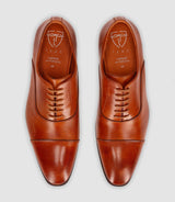 Richelieu shoes in brown leather