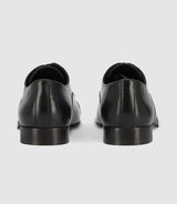 Richelieu shoes in black leather