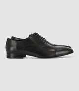 Chaussures richelieu en cuir noires - IZAC