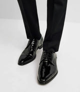 Chaussure derby vernis noires - IZAC
