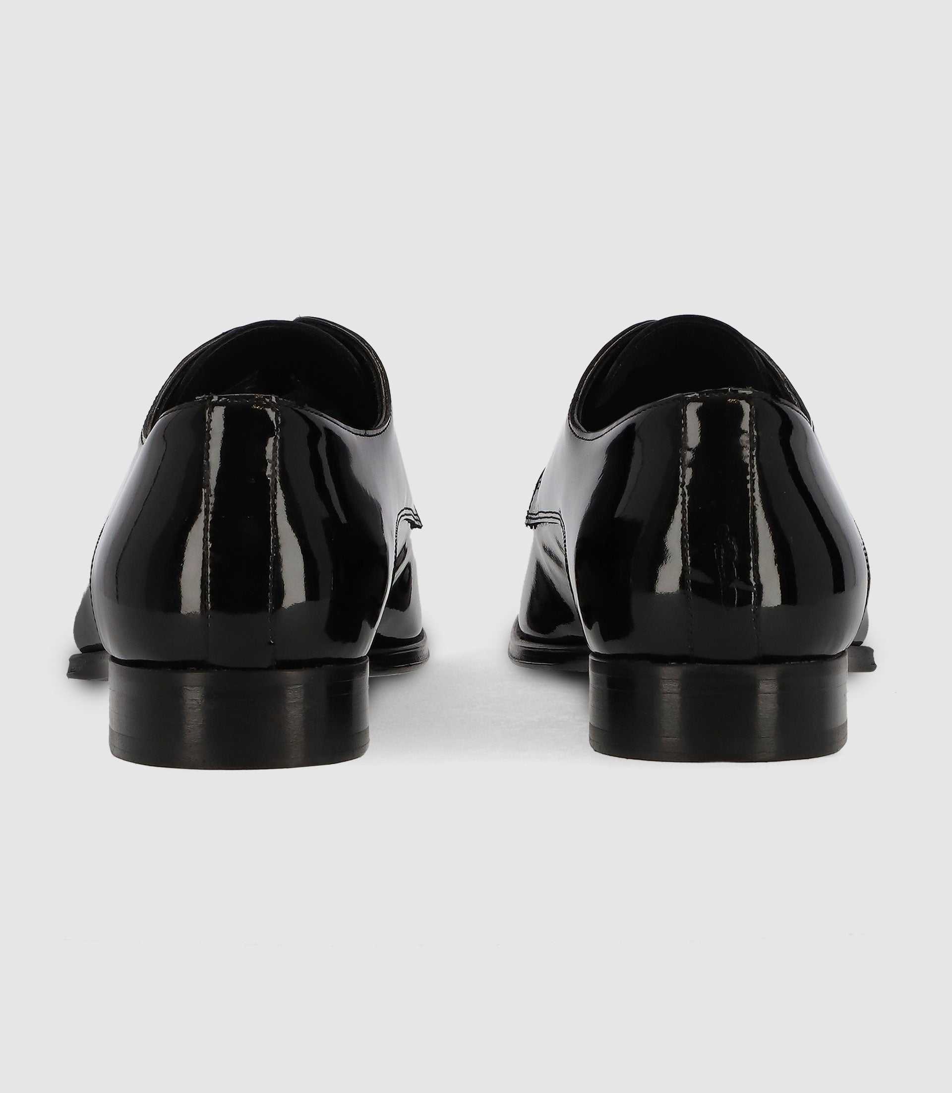 Chaussure derby vernis noires - IZAC