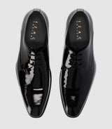 Chaussure derby vernis noires - IZAC