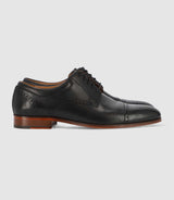 Chaussures derby en cuir noires - IZAC