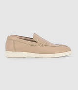 Mocassins en cuir beige - IZAC