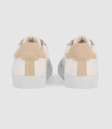 Sneakers à lacets en cuir blanches - IZAC