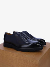Richelieu en cuir marine