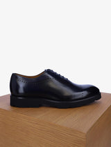 Richelieu en cuir marine