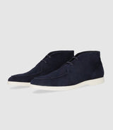 ERNEST navy suede derby