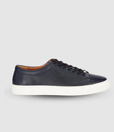 Sneakers cuir texturé marine OAK - IZAC