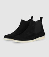 Bottine élastique suede noir OMAHA - IZAC