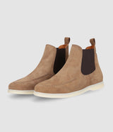 Bottine élastique suede taupe OMAHA - IZAC