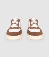 Chaussures sneakers avec logo taupe