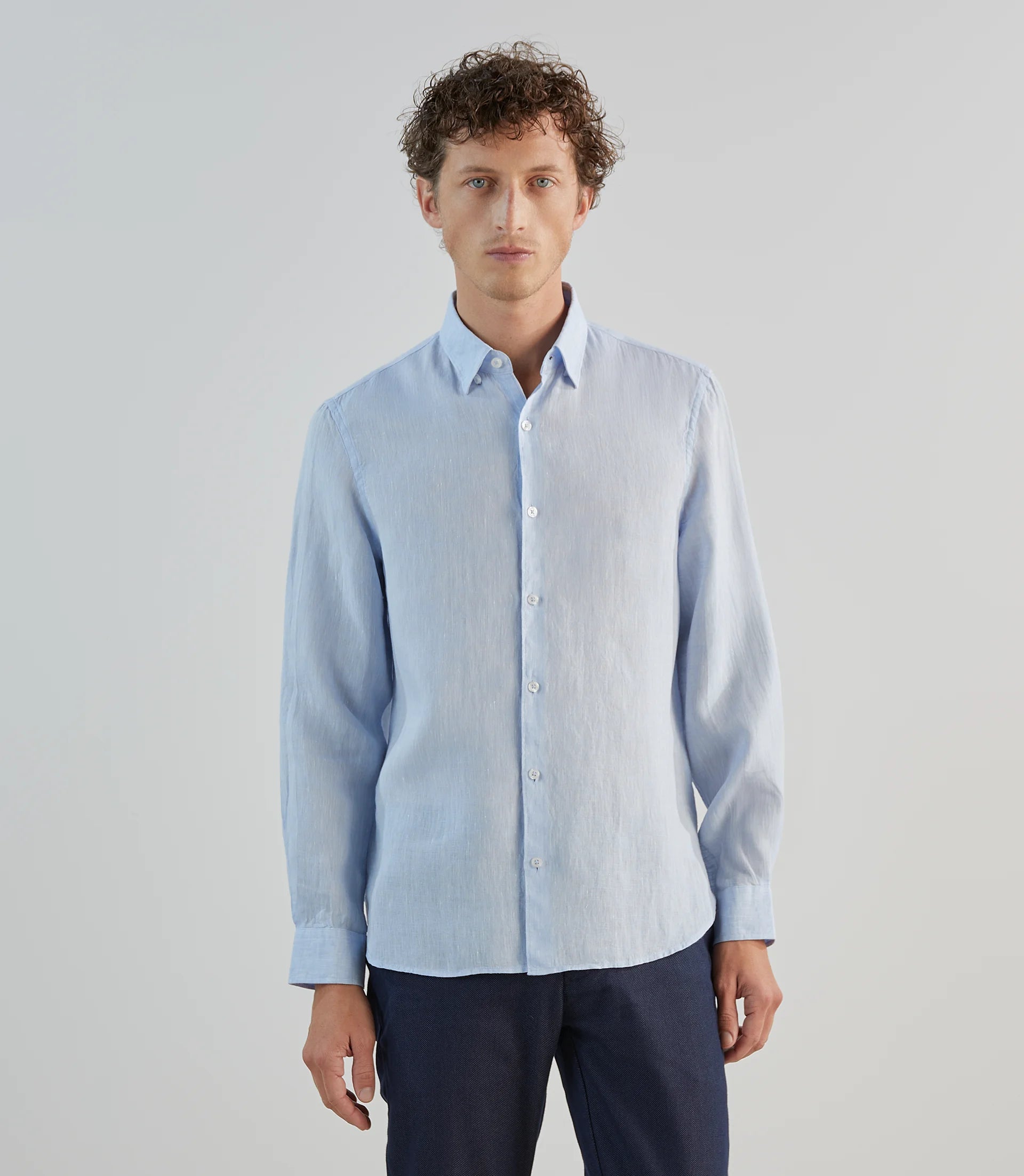 Chemise 100% lin ciel - IZAC