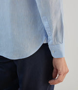 Chemise 100% lin ciel