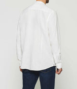 Linen shirt with white mao collar KAFLEUR