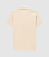 Chemise manches courtes en jersey beige KAMI2