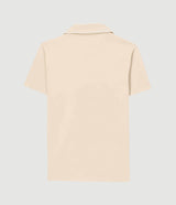 Chemise manches courtes en jersey beige KAMI2