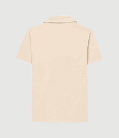 Chemise manches courtes en jersey beige KAMI2 - IZAC
