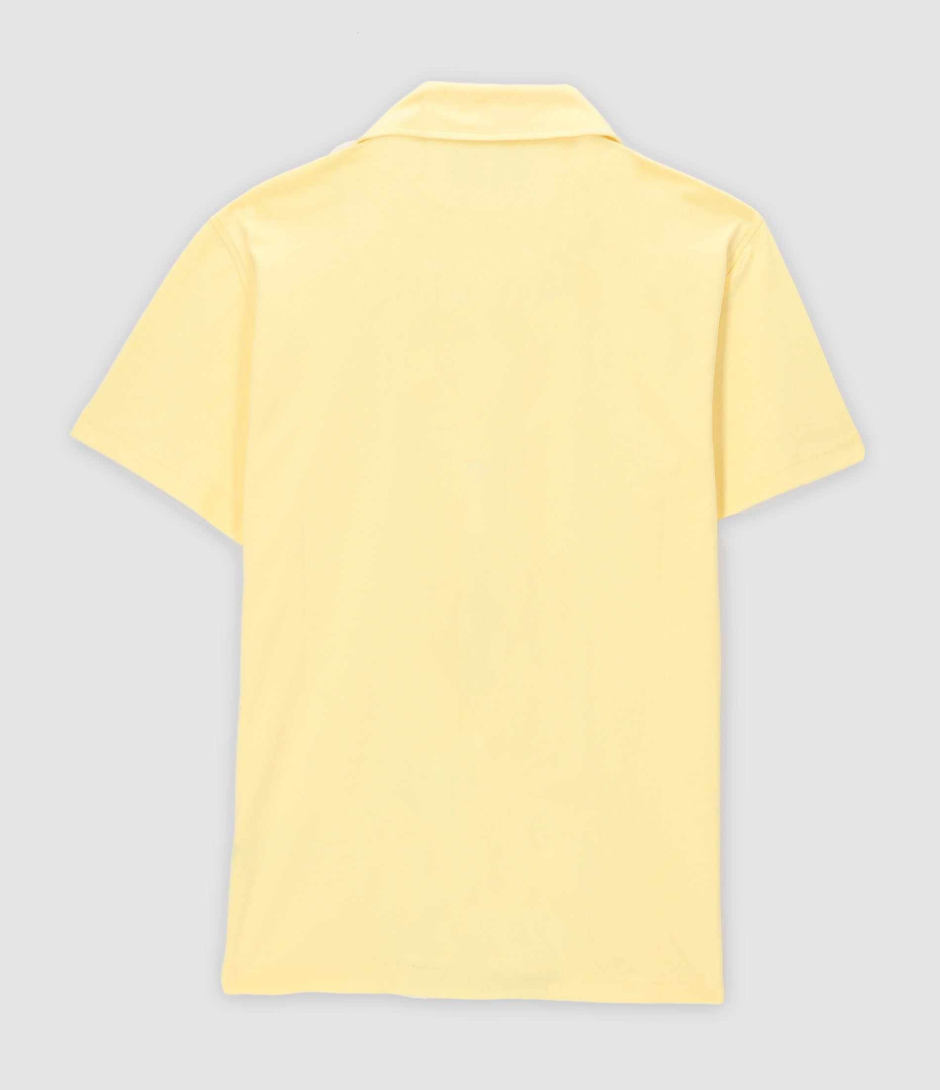 Chemise manches courtes en jersey jaune KAMI2 - IZAC