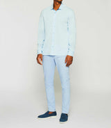 Chemise en jersey unie bleu ciel KANTIN