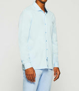 Chemise en jersey unie bleu ciel KANTIN