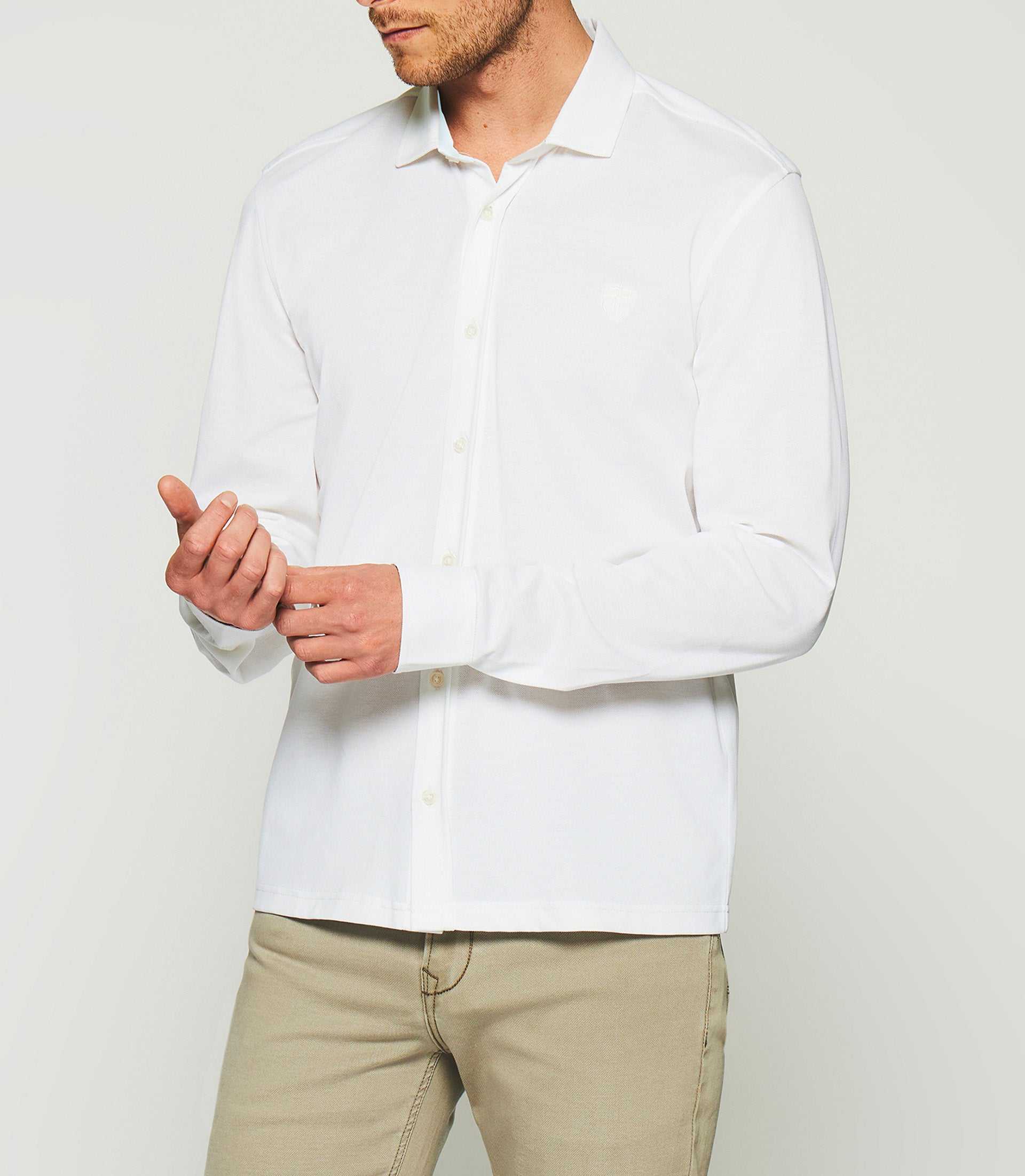 Plain ecru shirt KANTIN