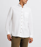 Chemise à coudières blanche