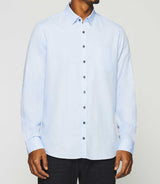 KEN light blue elbow patches shirt