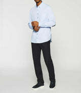 KEN light blue elbow patches shirt