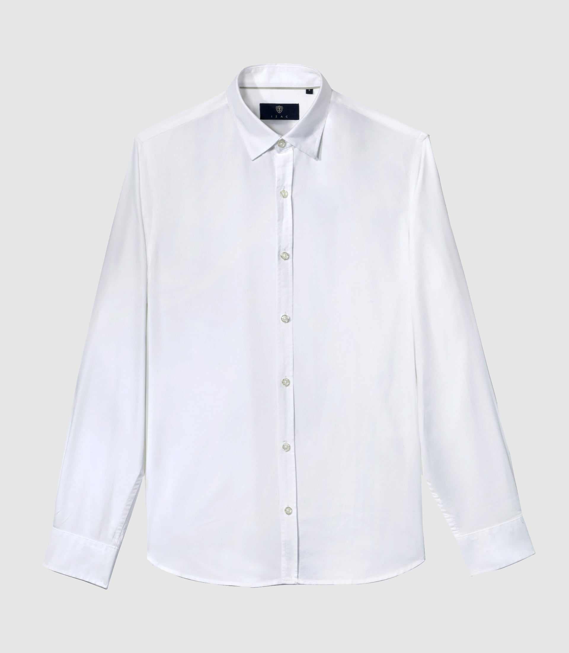 Chemise casual en coton blanche