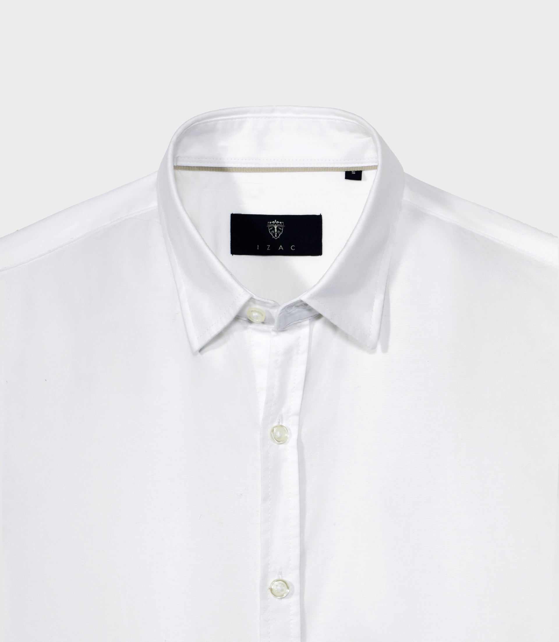 Chemise casual en coton blanche